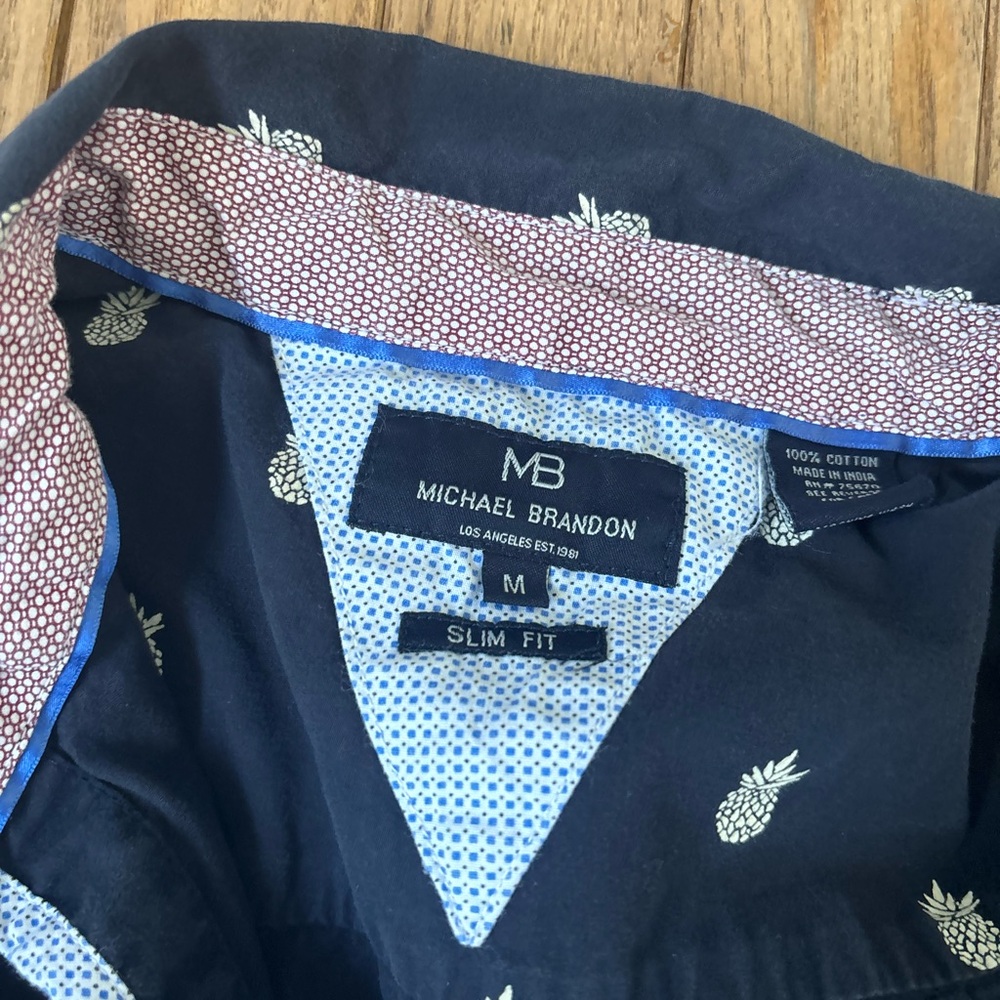 Pineapple Button Down Shirt